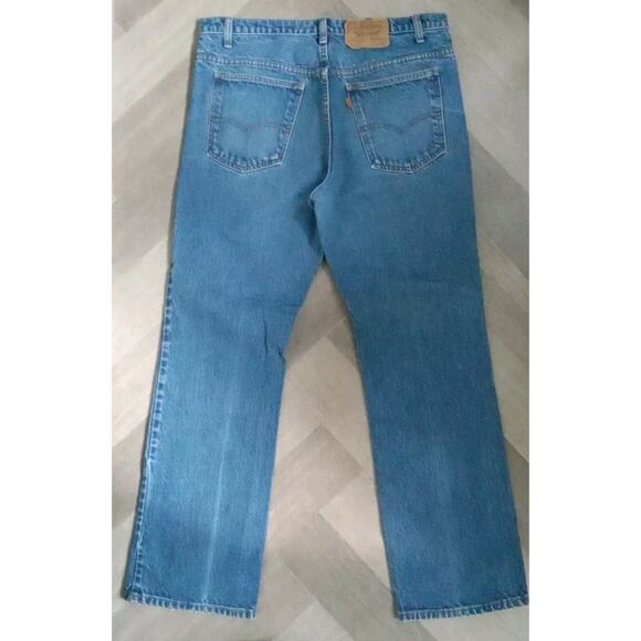 Vtg Levi's 517 Jeans 20517-0217 Orange Tab 36x30 Med Wash Denim Made In USA 🇺🇸 - Picture 3 of 10